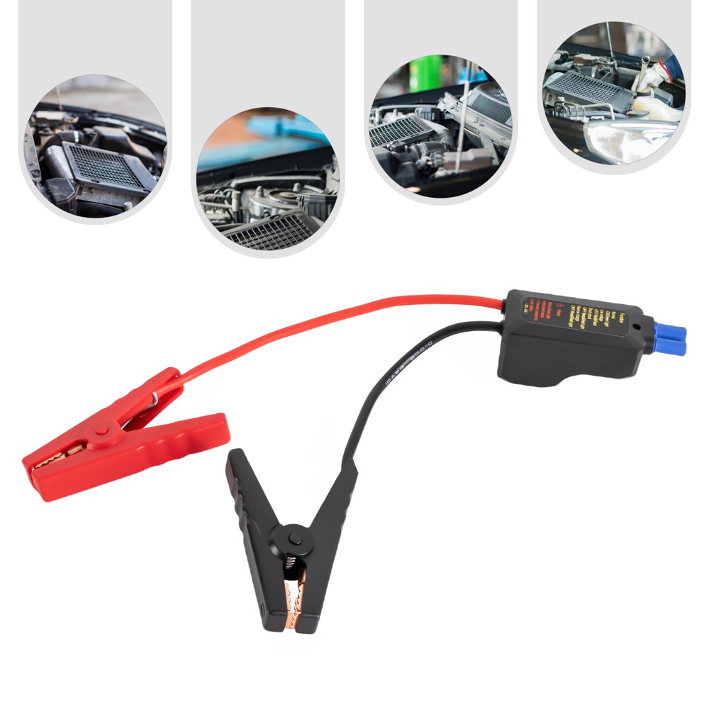 Portable Car Jump Starter Replacement Jumper Cable with Smart + Safe Protection