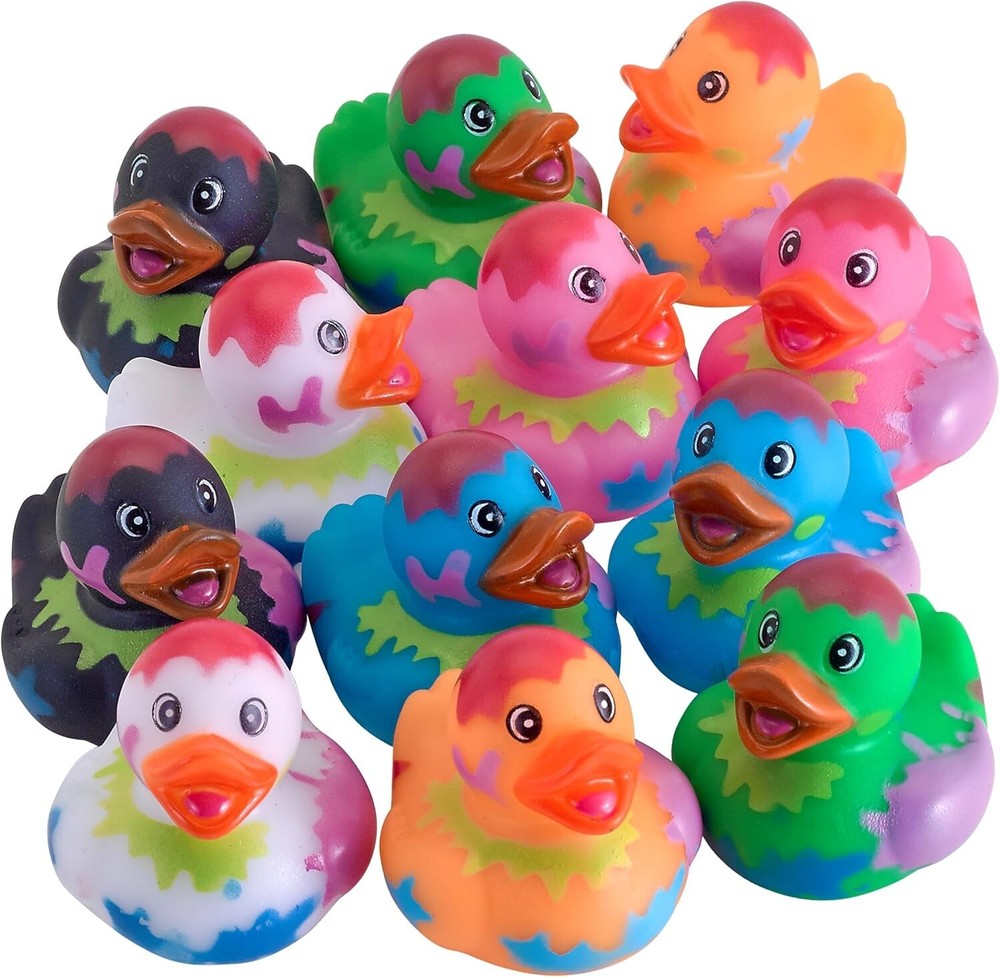Splat Jeep Ducks for Ducking - 12 Pack - Jeep Rubber Ducks