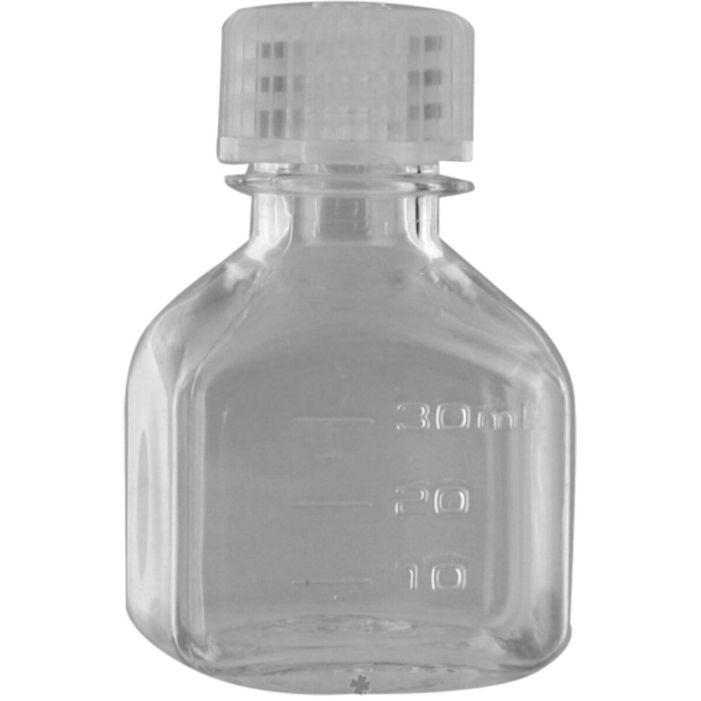 Nalgene Transparent Lexan Polycarbonate Square Storage Bottle - Clear