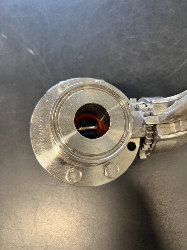 Butterfly Valve | 1" Clamp w/Stainless Handle and Squeeze Trigger (304SS)