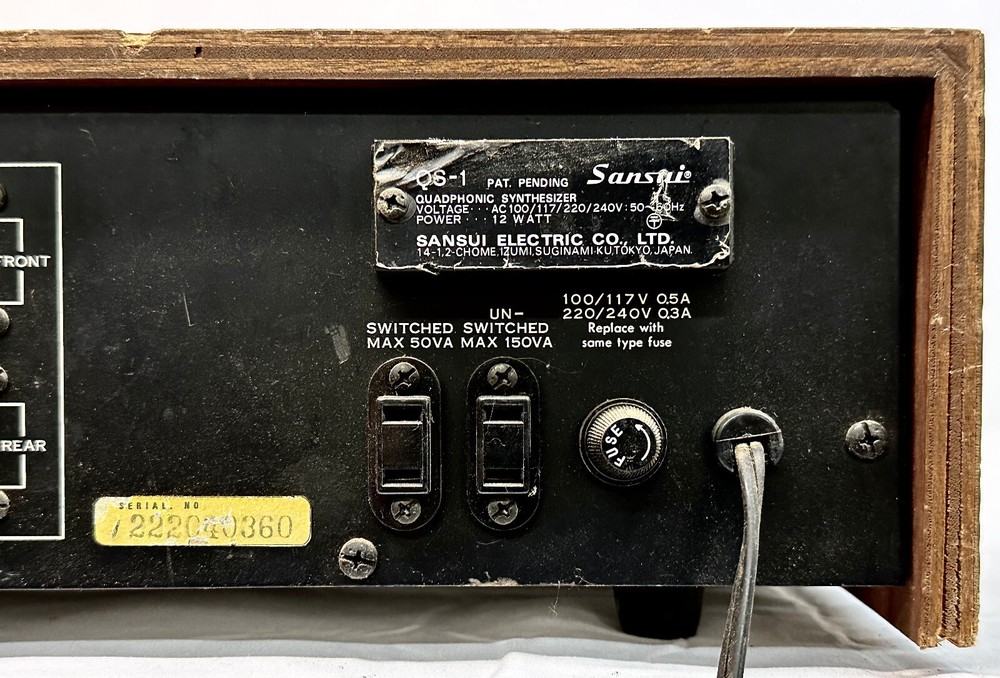 Sansui QS-1 Quad Processor