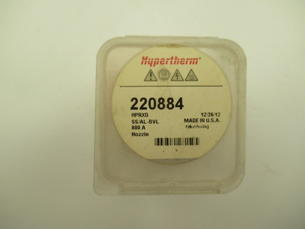 Hypertherm Nozzle, Hpr 800A 220884 ( LOT OF 5)