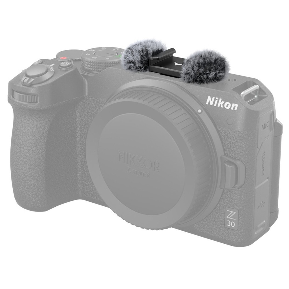 SmallRig Cold Shoe Adapter with Windshield for Nikon Z30