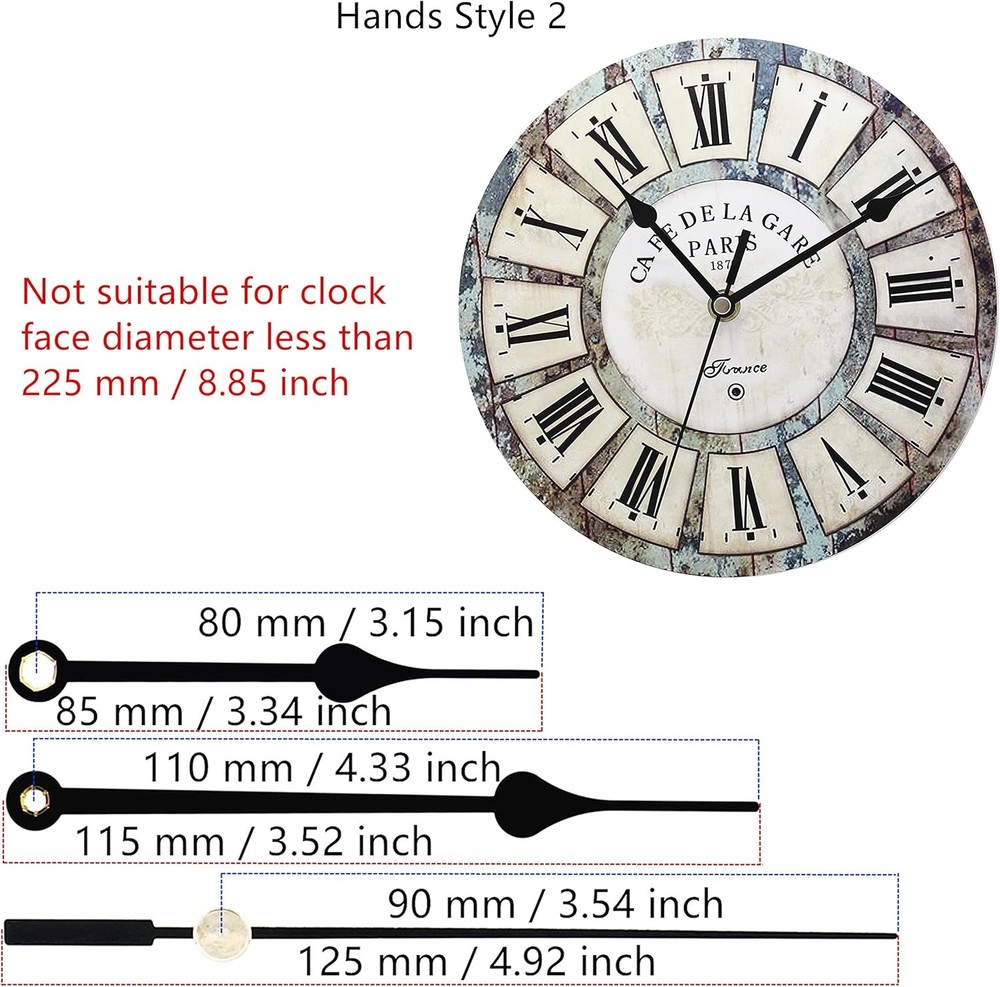 Quartz Clock Movement with Hour Shaft