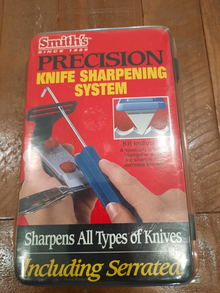 Smith's Precision Knife Sharpening System Kit w/Hard Carrying Case. Never Used.
