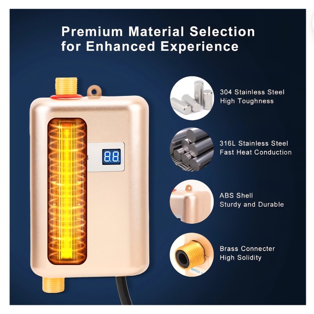 3000W, 110 Volt, XINYE XY-FB Electric Tankless Water Heater, New