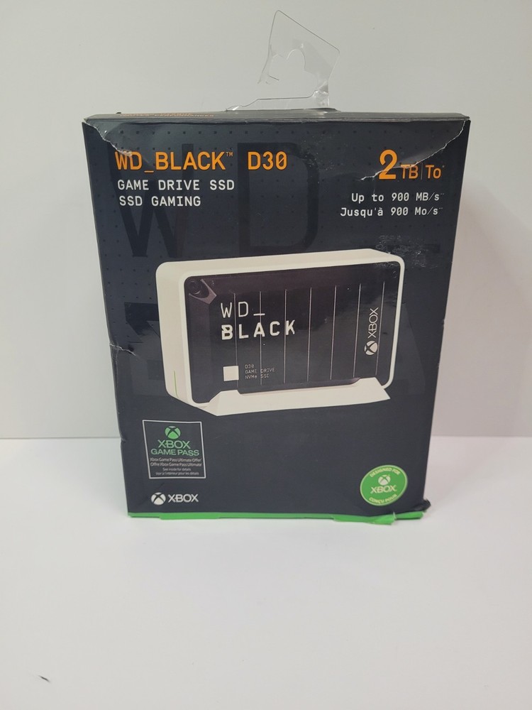 WD _ Black  External SSD  -  XBOX  ... 900MB     ( B339 )