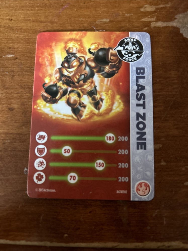 Skylanders Swap-Force BLAST ZONE Figure Blue