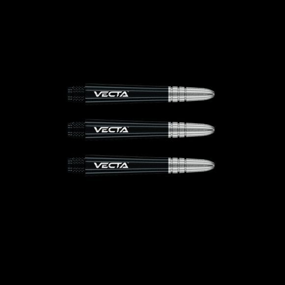 Winmau Vecta Black & Silver Intermediate Shafts