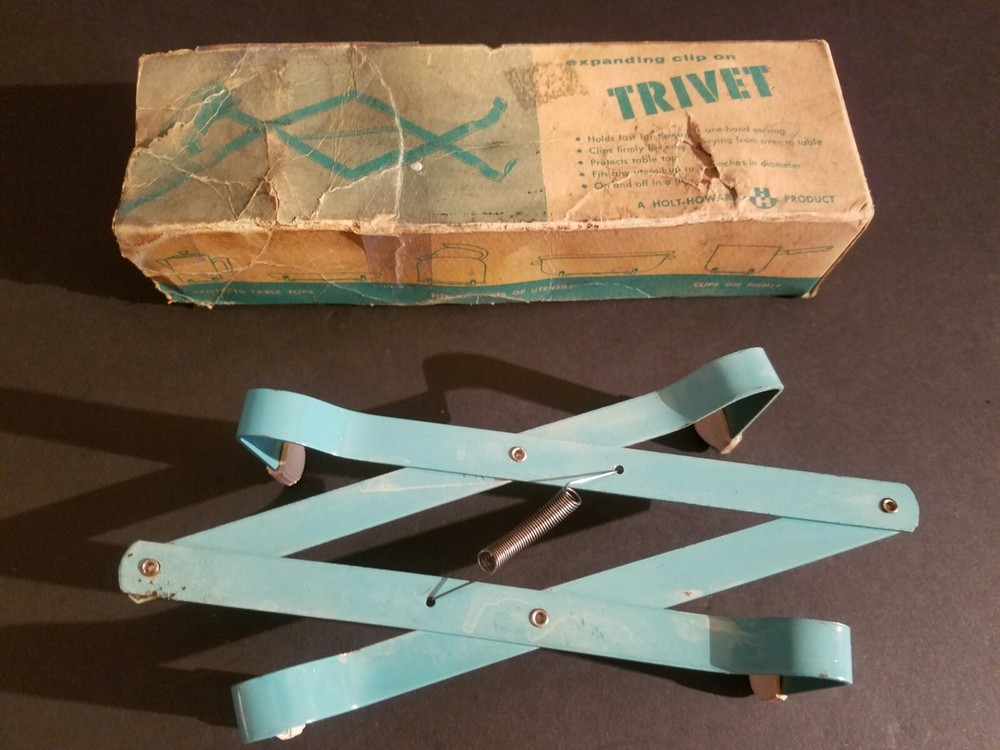 Vintage Holt Howard Trivet In Original Box