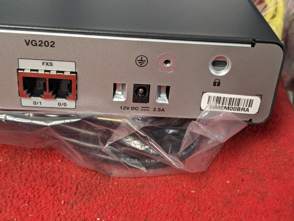 New, Open box Cisco VG202 Analog Voice Gateway VoIP