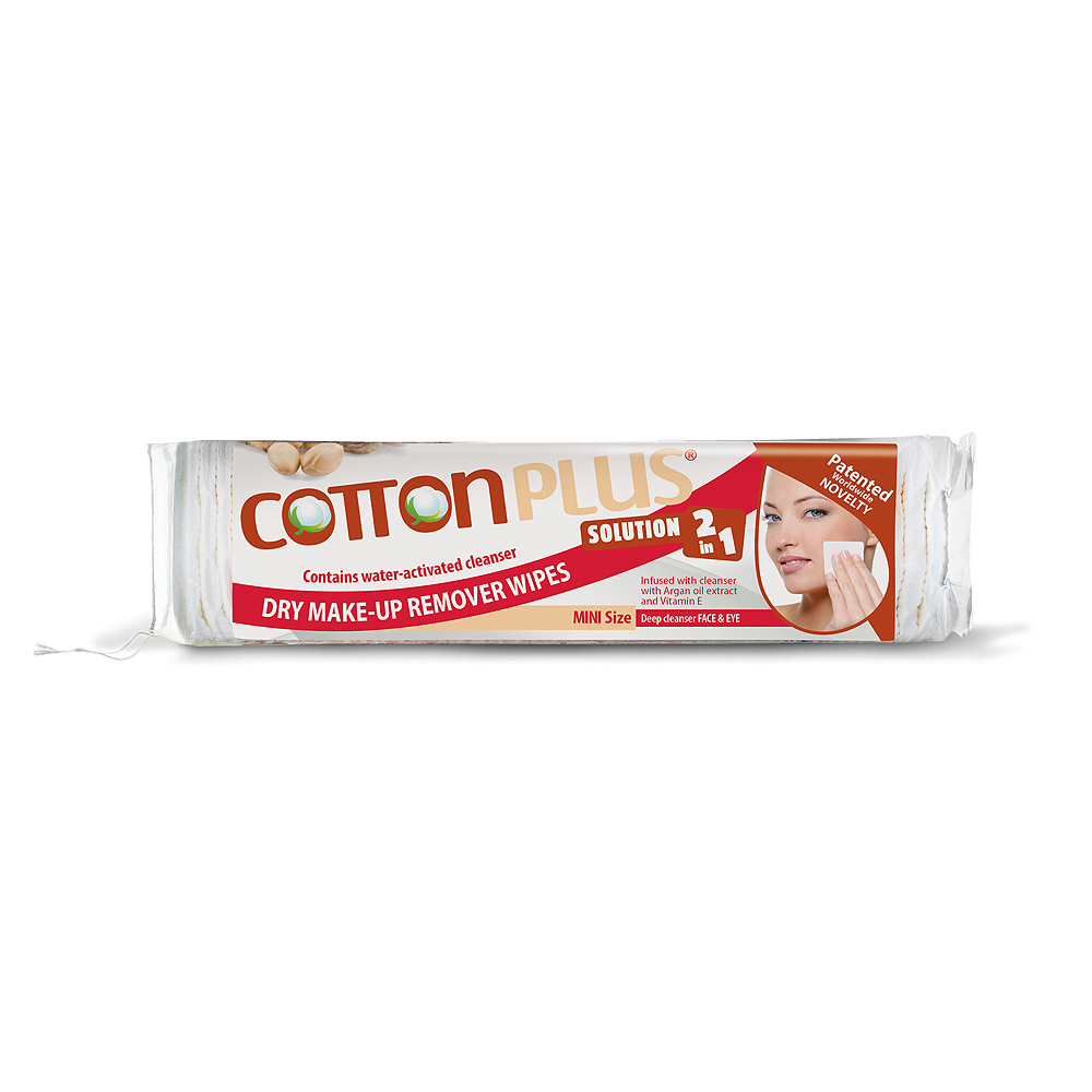 COTTON PLUS SOLUTION 2in1 - ARGAN MINI SIZE 80 Deep cleanser