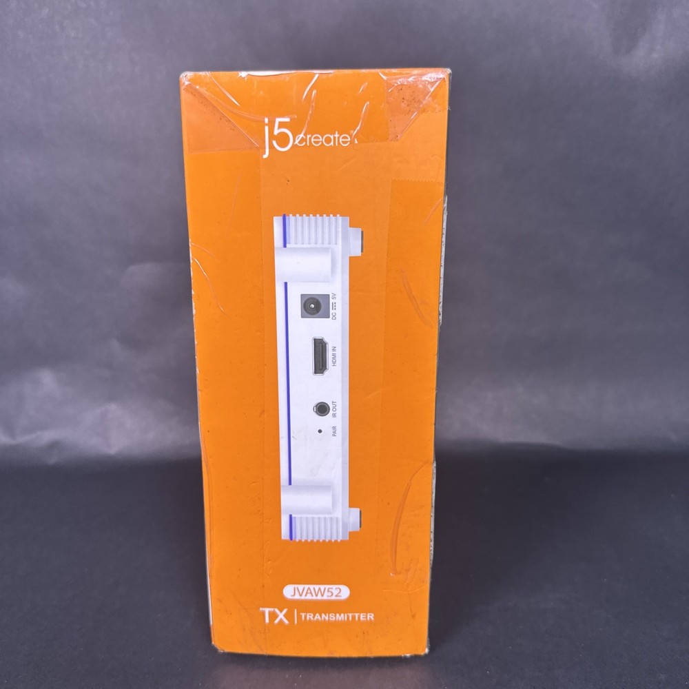 Pre-owned J5 Create JVAW52 Wireless HDMI Display Transmitter Receiver Extender