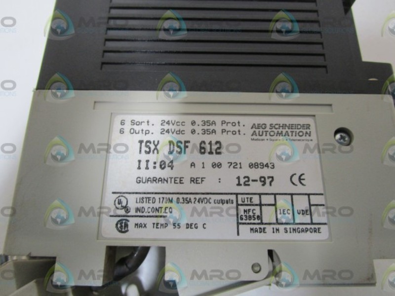 TELEMECANIQUE OUTPUT MODULE TSXDSF612 UNMP