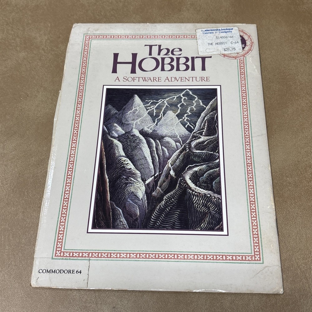 The Hobbit Users Guide Only Commodore 64 No Disc
