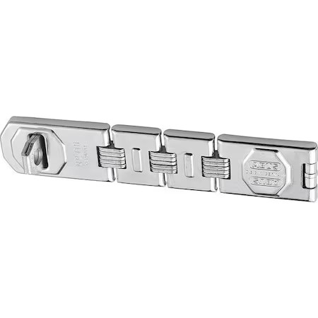 Abus 110/230 Concealed Hinge Pin Hasp, Fixed, Chrome