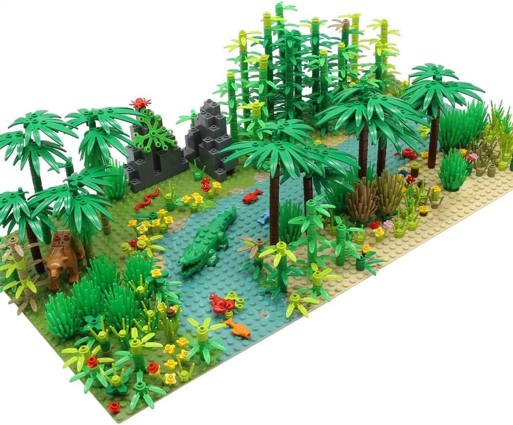 Jungle Trees Building Blocks - 582 Pieces
