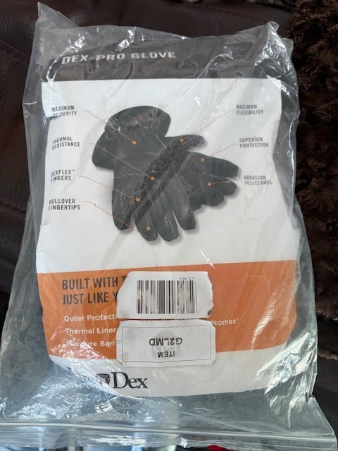 Fire-Dex G2lxl Leather Glove, Gauntlet Cuff