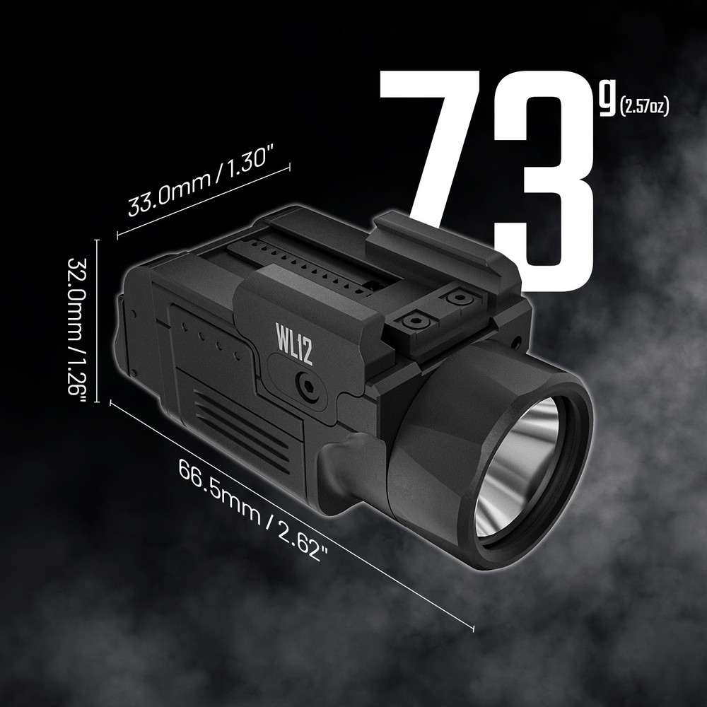 AIMWIN WL12 Weapon Light 650 Lumen 410 Meter Long Range Tactical Flashlight