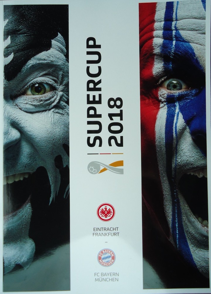 Programme Supercup 12-8-2018 Eintracht Frankfurt - Bayern Munich