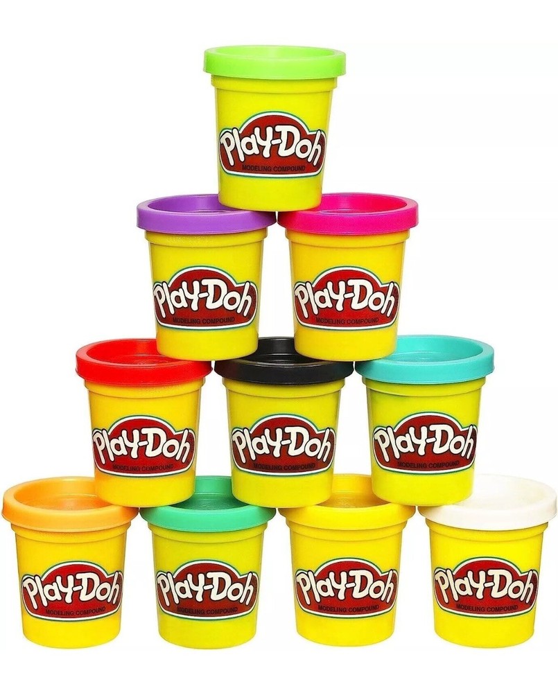Play Doh Modeling Compound 10-Pack Case of 10 Count Multicolor Easy To Use