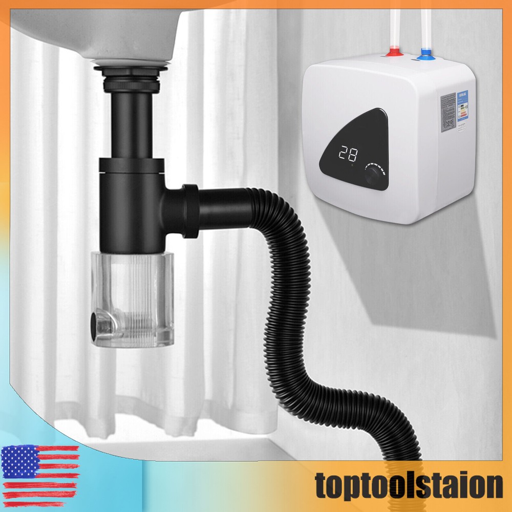 3.96 Gallon Portable Electric Water Heater Electric Hot Water Heater Storage 15L