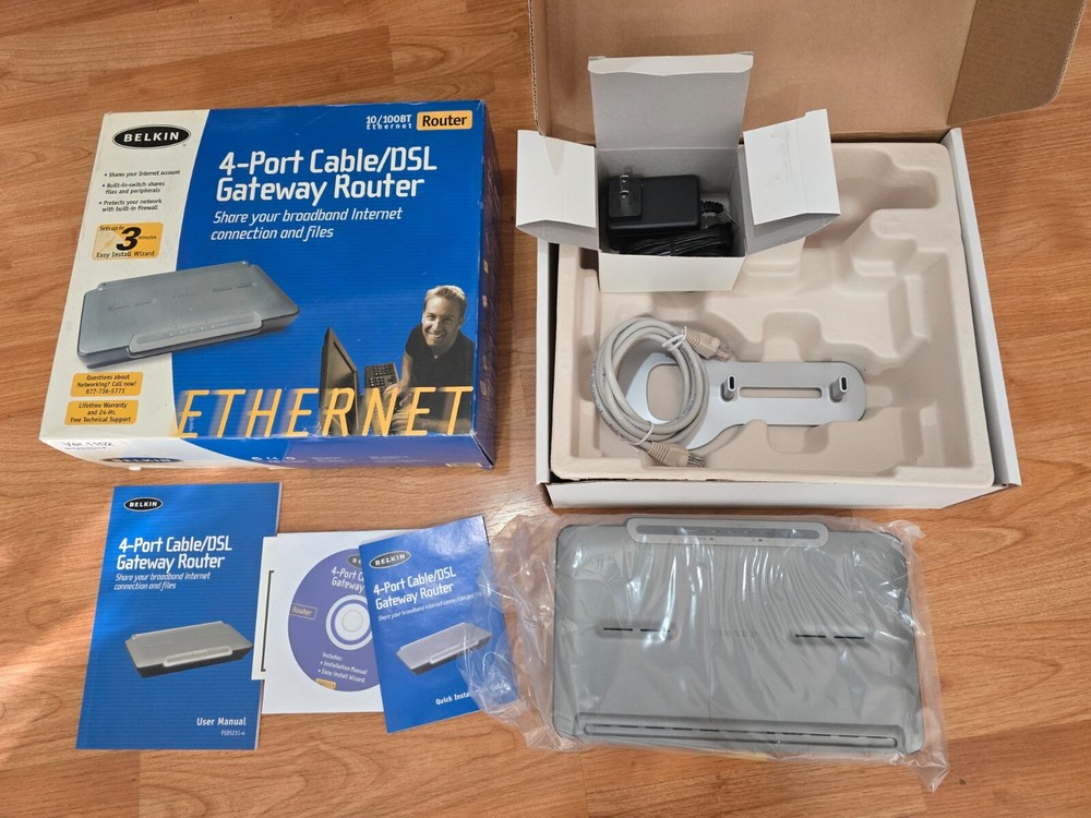 Belkin 4- Port Cable /DSL Gateway Router