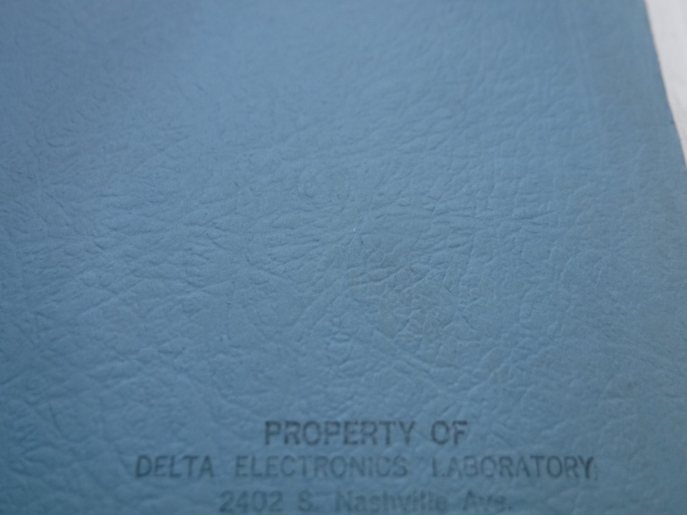 Ailtech 707 Spectrum Analyzer Operating Manual Rev A