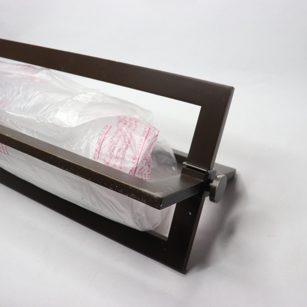 Progress Lighting 1-Light Etched Glass Craftsman Outdoor Post Lantern Light