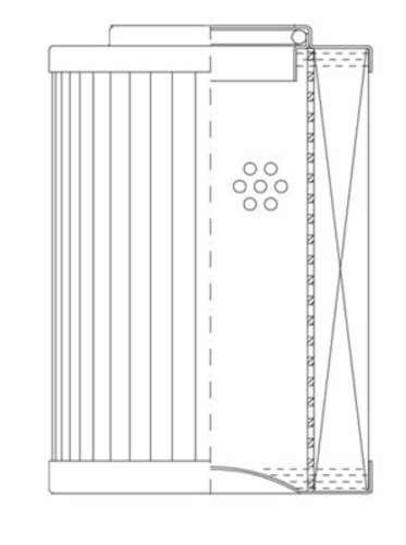 Hydraulic Filter  Wix  D44B10GV