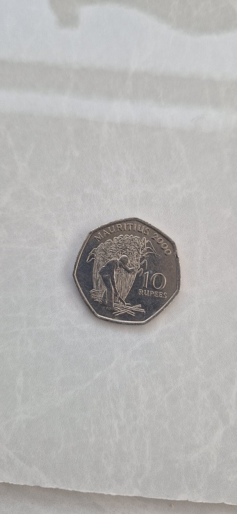 Mauritius 10 Rupees 2000 Coin