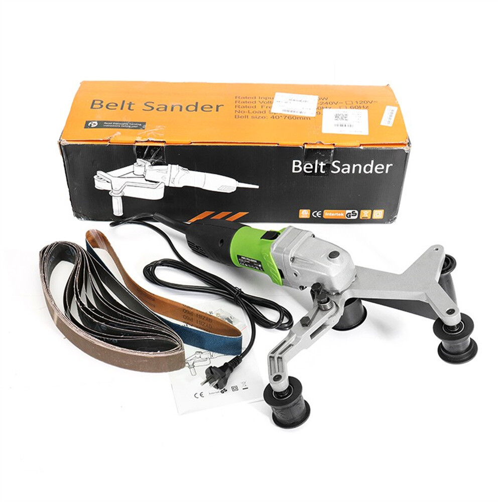 Tube Polisher 800W Belt Sander Sanding Machine Variable Speed Cordless Machine