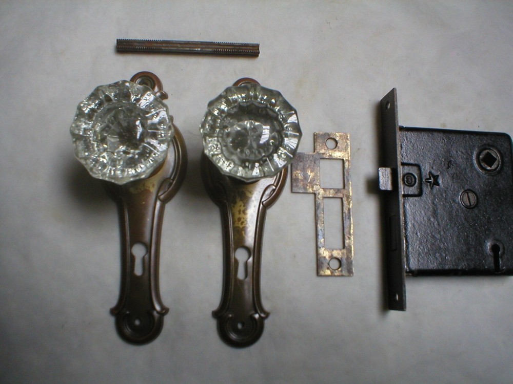 Antique Art Deco Era Door Hardware