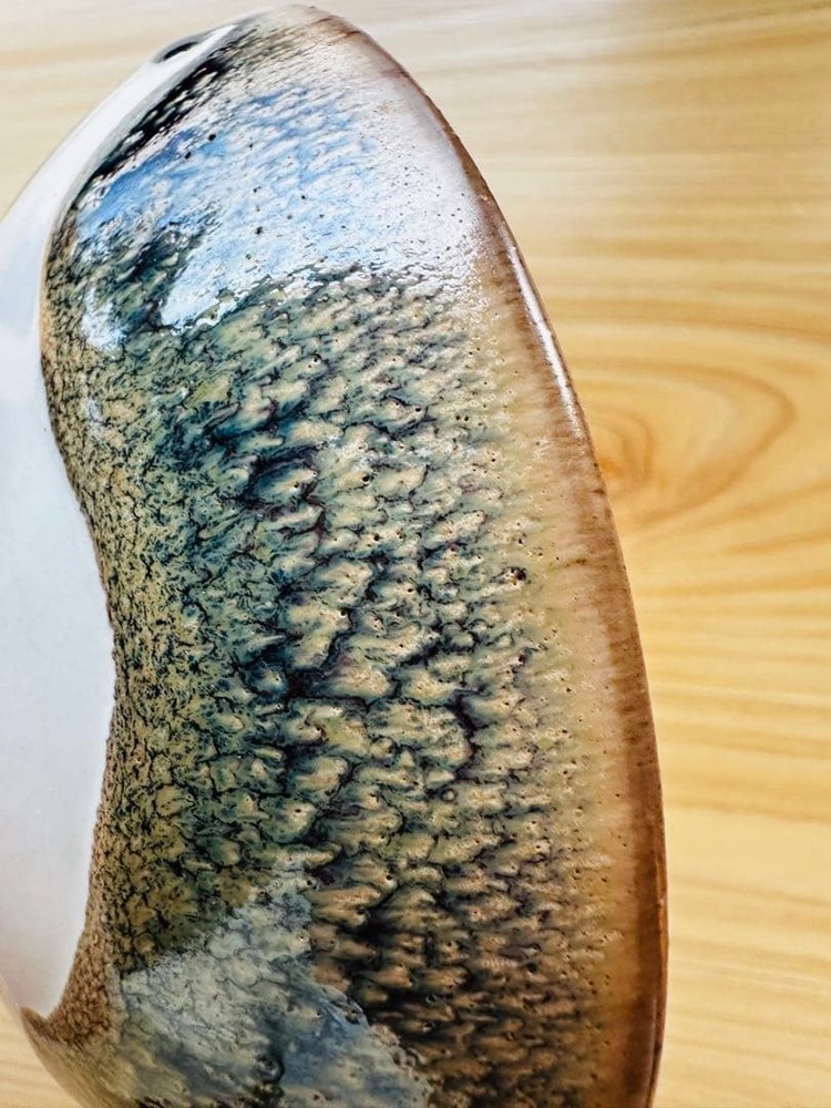 Tea Utensils Wave pattern ceramic