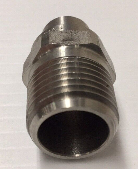 Spraying Systems H1/2U-SS00165 Nozzle VeeJet SS 1/2"NPT Solid Stream H12USS00165