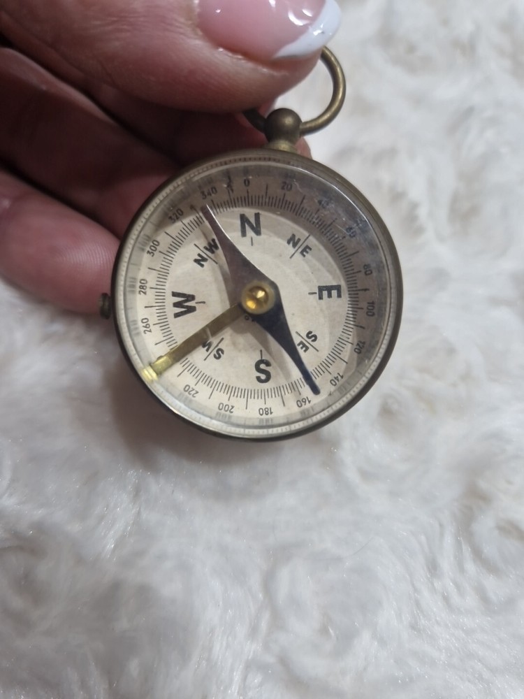 Vintage Stesco Compass Pocket Fob