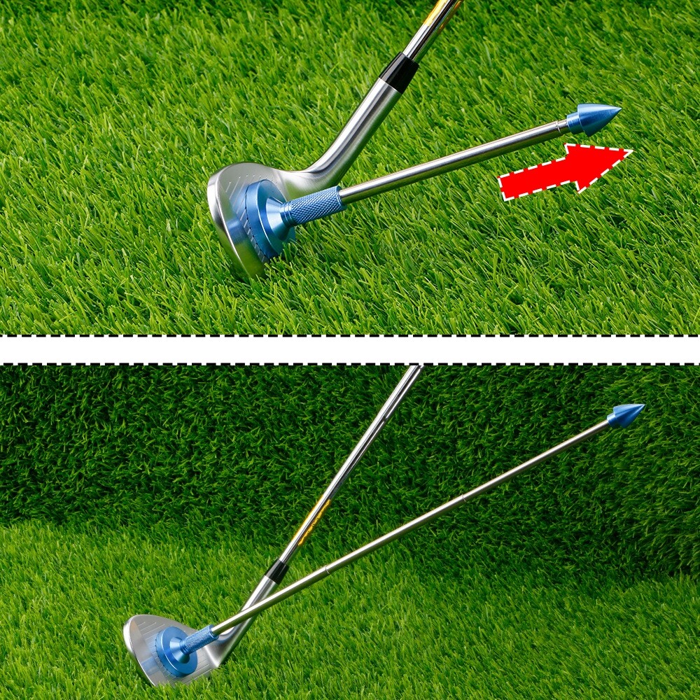 Golf Magnetic Alignment Tool Golf Direction Indicator Rod Golf Training Access
