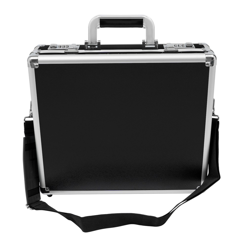 Executive Aluminium Hard Case Business Briefcase Attache Travel Case Work Bag