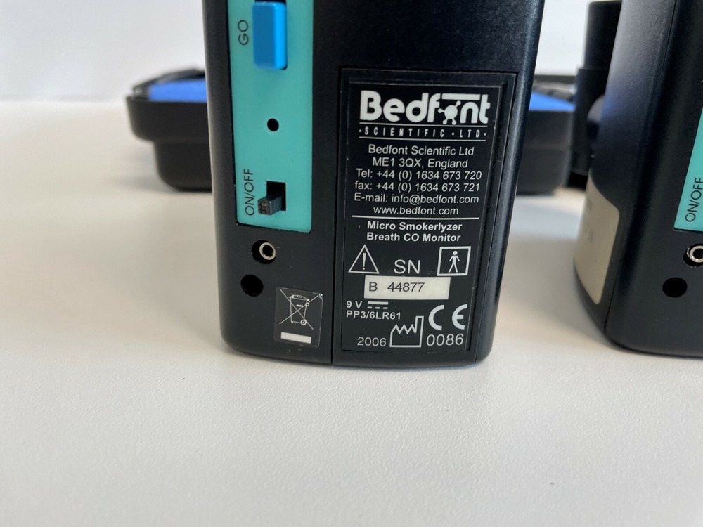 Lot of 2 Bedfont Micro Smokerlyzer Micro