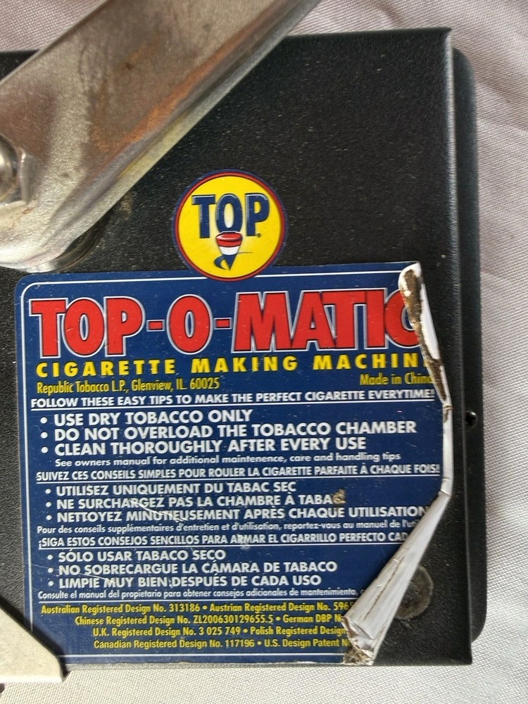 TOP-O-MATIC CIGARETTE MACHINE- Great Condition - Working