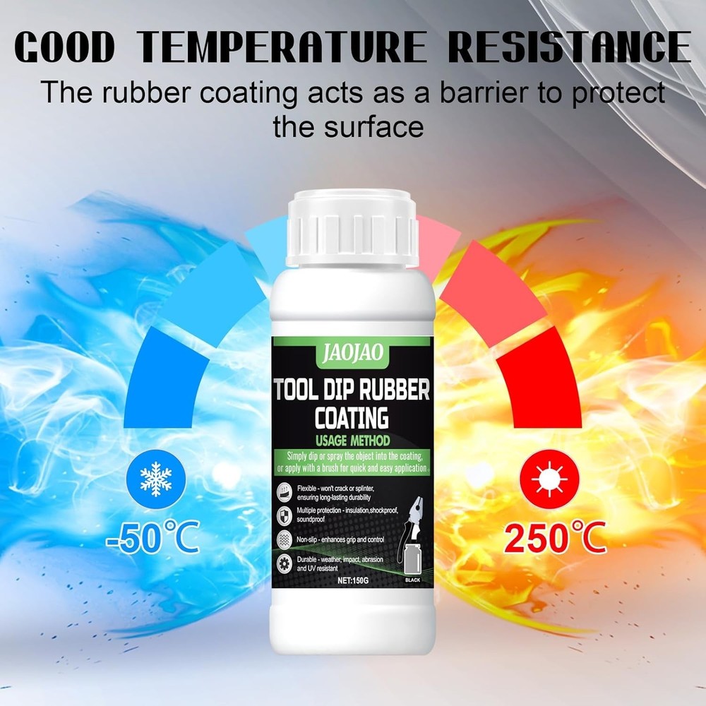 Rubber Coating Tool Handle Dip Spray Waterproof Anti-Slip Durable 150g