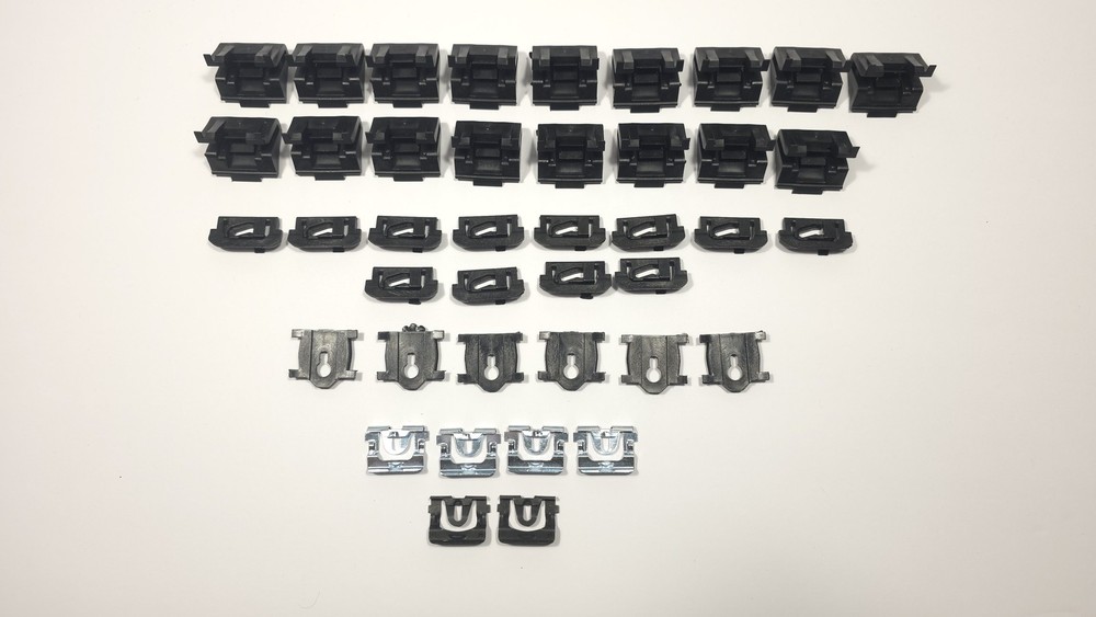 1978-87 Chevrolet El Camino Complete Bed Tailgate Rear Window Molding Clip Set