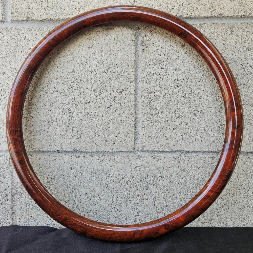 14" Hydro Dipped Burlwood Replacement Half Wrap for Forever Sharp Steering Wheel