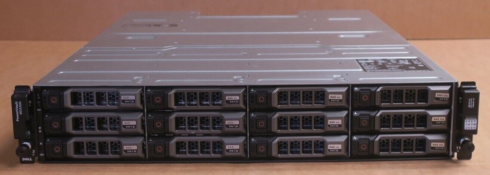 Dell PowerVault MD3200i iSCSI SAN Storage Array Dual MD32 Controller 12x 3TB SAS