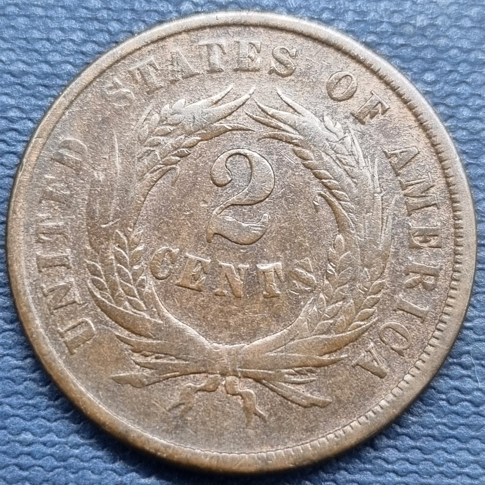 1865 Two Cent Piece 2c Better Grade #74356