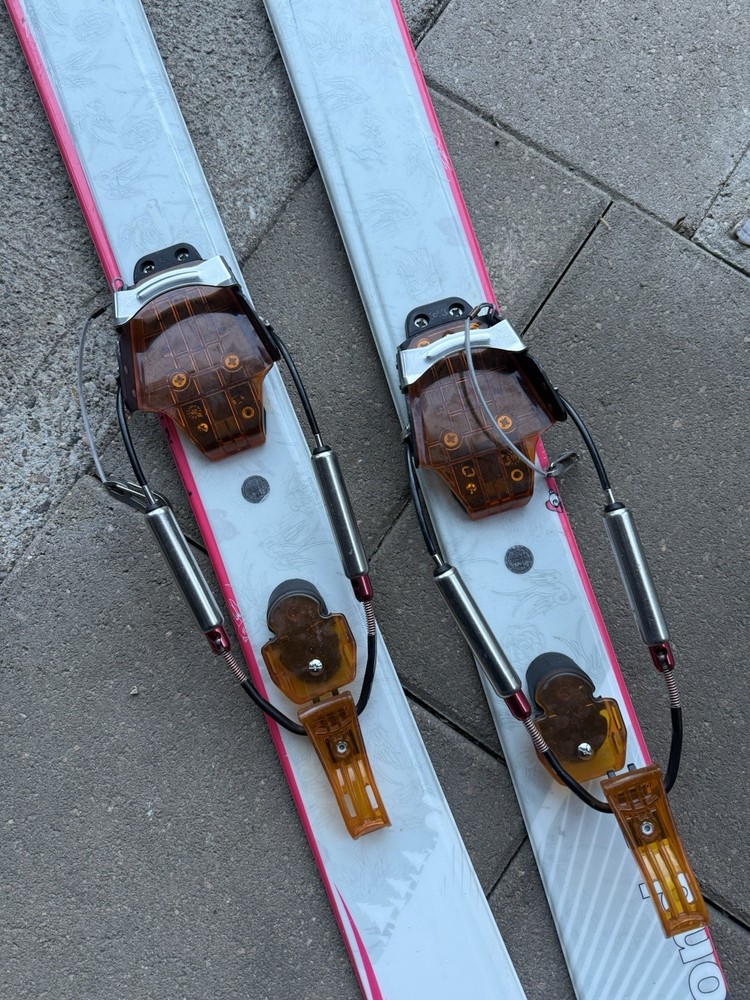 G3 TARGA Telemark TM ski bindings w/ leashes, & mounting hardware~