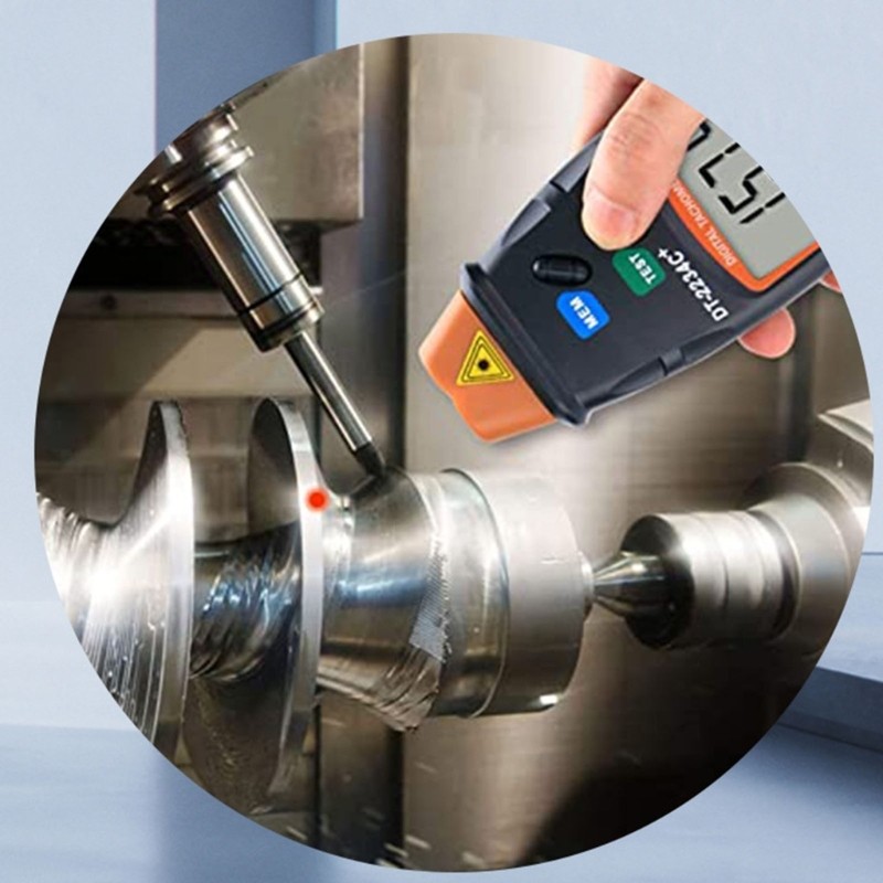 Precise Engine Speed Speedometer Measurement Clear LCD Screen for Technician