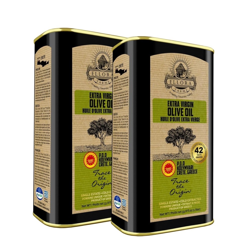 PDO Certified Extra Virgin Olive Oil 2-Pack
