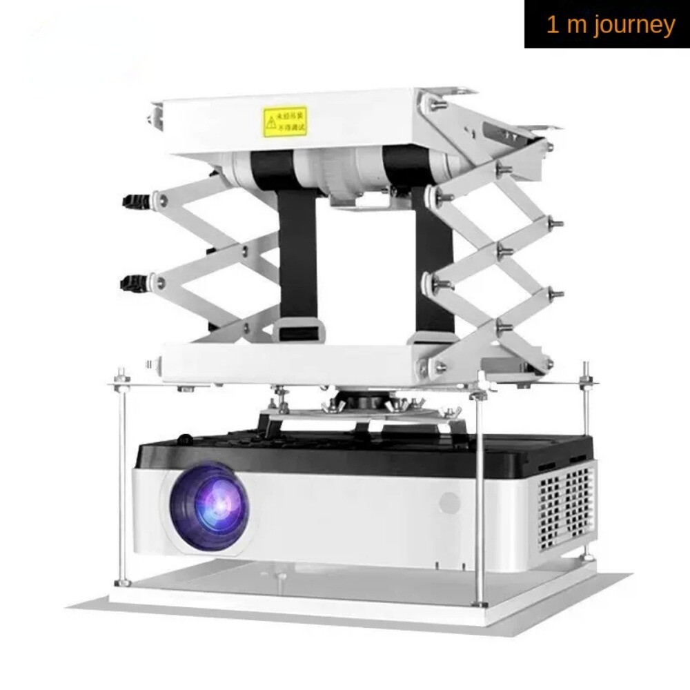 Electric Projector Lift Ceiling Mount Projector Remote Control Projector Stand