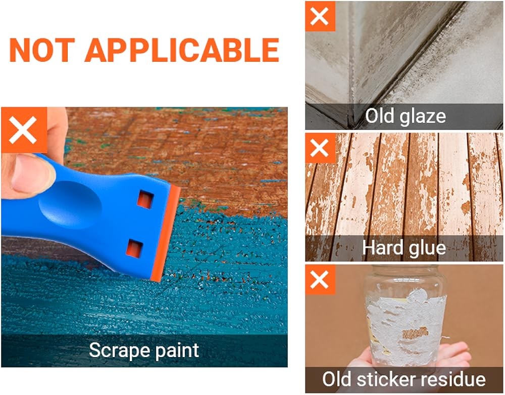 Plastic Blades Scraper Tool - Wall Paint Remover Pcs Plastic Blades